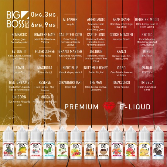 Big Boss 5 Al 4 Öde Kampanyası 30ML  en uygun fiyatlar ile elektroniksigarafiyatlari.comde! Big Boss 5 Al 4 Öde Kampanyası 30ML özellikleri, fiyatı, incelemesi, yorumları ve taksit seçenekleri için hemen tıklayın!