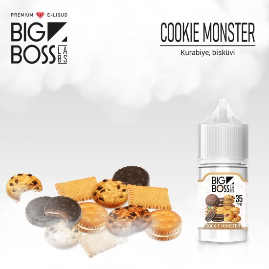 Big Boss Cookie Monster 30 ML Likit  en uygun fiyatlar ile elektroniksigarafiyatlari.comde! Big Boss Cookie Monster 30 ML Likit özellikleri, fiyatı, incelemesi, yorumları ve taksit seçenekleri için hemen tıklayın!