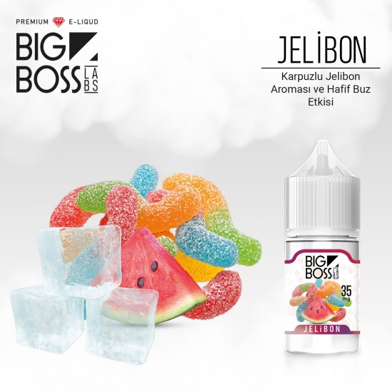 Big Boss Jelibon 30 ML Salt Likit  en uygun fiyatlar ile elektroniksigarafiyatlari.comde! Big Boss Jelibon 30 ML Salt Likit özellikleri, fiyatı, incelemesi, yorumları ve taksit seçenekleri için hemen tıklayın!