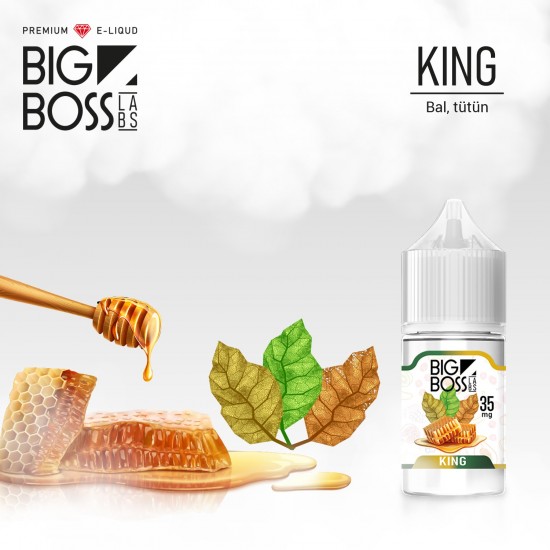 Big Boss King 30 ML Likit  en uygun fiyatlar ile elektroniksigarafiyatlari.comde! Big Boss King 30 ML Likit özellikleri, fiyatı, incelemesi, yorumları ve taksit seçenekleri için hemen tıklayın!