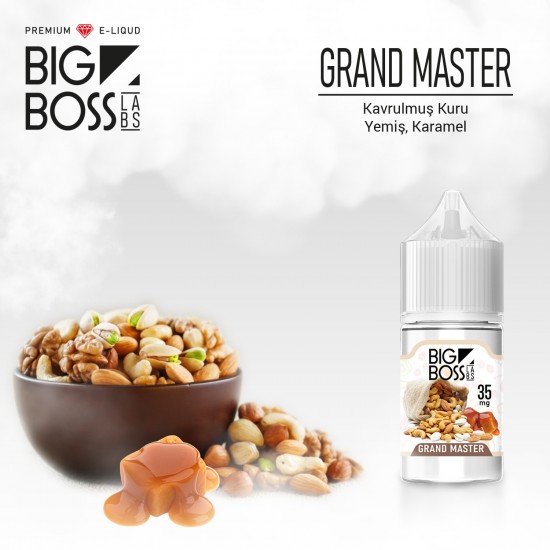 Big Boss Grand Master 30 ML Likit  en uygun fiyatlar ile elektroniksigarafiyatlari.comde! Big Boss Grand Master 30 ML Likit özellikleri, fiyatı, incelemesi, yorumları ve taksit seçenekleri için hemen tıklayın!