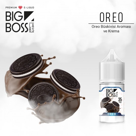 Big Boss Oreo 30 ML Likit  en uygun fiyatlar ile elektroniksigarafiyatlari.comde! Big Boss Oreo 30 ML Likit özellikleri, fiyatı, incelemesi, yorumları ve taksit seçenekleri için hemen tıklayın!