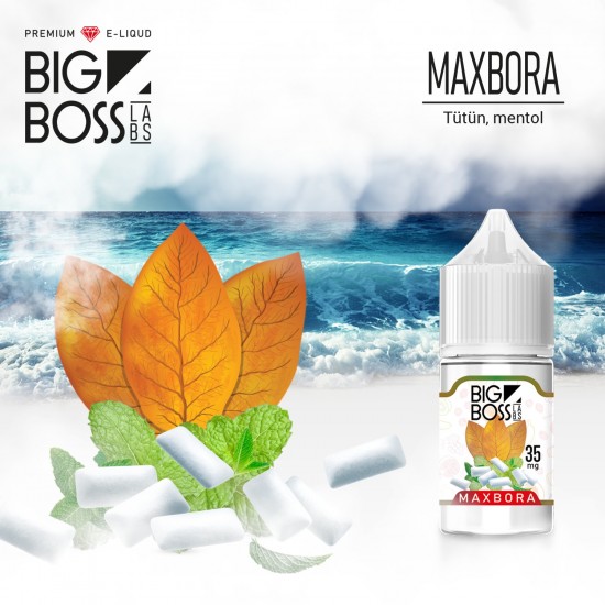 Big Boss Maxbora 30 ML Salt Likit  en uygun fiyatlar ile elektroniksigarafiyatlari.comde! Big Boss Maxbora 30 ML Salt Likit özellikleri, fiyatı, incelemesi, yorumları ve taksit seçenekleri için hemen tıklayın!