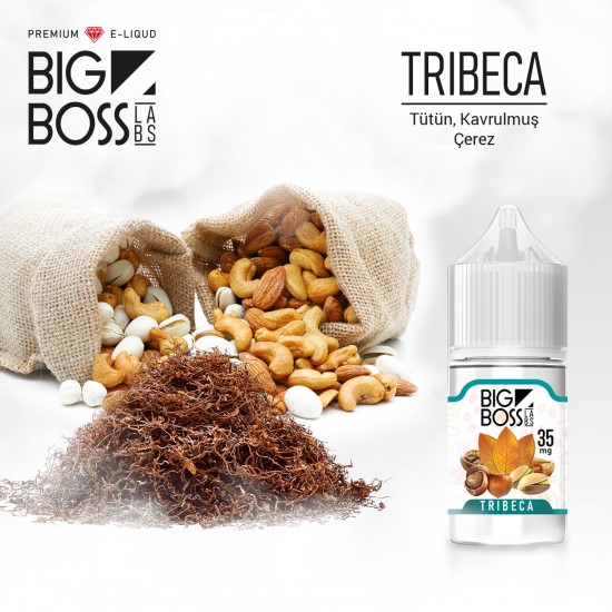 Big Boss Tribeca 30 ML Salt Likit  en uygun fiyatlar ile elektroniksigarafiyatlari.comde! Big Boss Tribeca 30 ML Salt Likit özellikleri, fiyatı, incelemesi, yorumları ve taksit seçenekleri için hemen tıklayın!