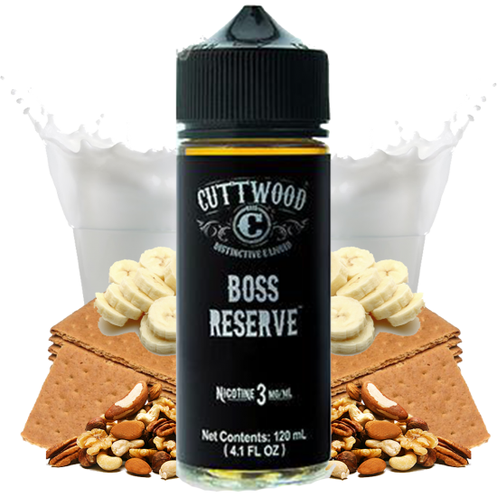 Cuttwood Boss Reserve 120mL  en uygun fiyatlar ile elektroniksigarafiyatlari.comde! Cuttwood Boss Reserve 120mL özellikleri, fiyatı, incelemesi, yorumları ve taksit seçenekleri için hemen tıklayın!