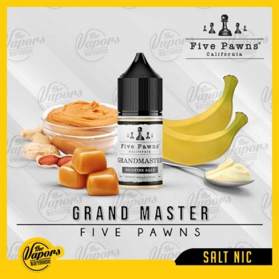 Five Pawns GrandMaster 30ML Salt Premium Likit  en uygun fiyatlar ile elektroniksigarafiyatlari.comde! Five Pawns GrandMaster 30ML Salt Premium Likit özellikleri, fiyatı, incelemesi, yorumları ve taksit seçenekleri için hemen tıklayın!