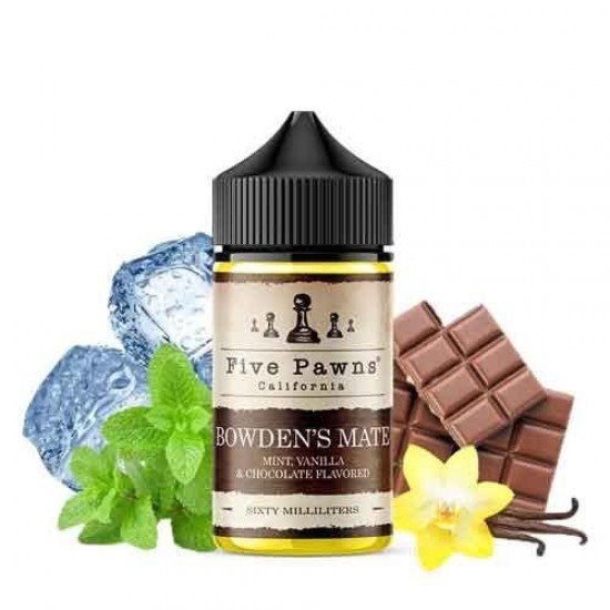 Five Pawns Likit Bowdens Mate  en uygun fiyatlar ile elektroniksigarafiyatlari.comde! Five Pawns Likit Bowdens Mate özellikleri, fiyatı, incelemesi, yorumları ve taksit seçenekleri için hemen tıklayın!