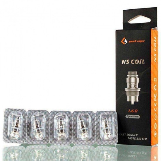 GeekVape NS Coil 5Li Paket (Flint,Frenzy MTL Coil)  en uygun fiyatlar ile elektroniksigarafiyatlari.comde! GeekVape NS Coil 5Li Paket (Flint,Frenzy MTL Coil) özellikleri, fiyatı, incelemesi, yorumları ve taksit seçenekleri için hemen tıklayın!