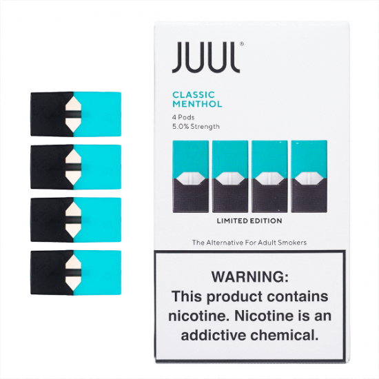 JUUL Pods Classic Menthol  en uygun fiyatlar ile elektroniksigarafiyatlari.comde! JUUL Pods Classic Menthol özellikleri, fiyatı, incelemesi, yorumları ve taksit seçenekleri için hemen tıklayın!