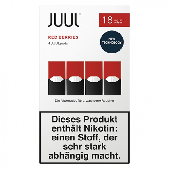 JUUL Pods Red Berries  en uygun fiyatlar ile elektroniksigarafiyatlari.comde! JUUL Pods Red Berries özellikleri, fiyatı, incelemesi, yorumları ve taksit seçenekleri için hemen tıklayın!