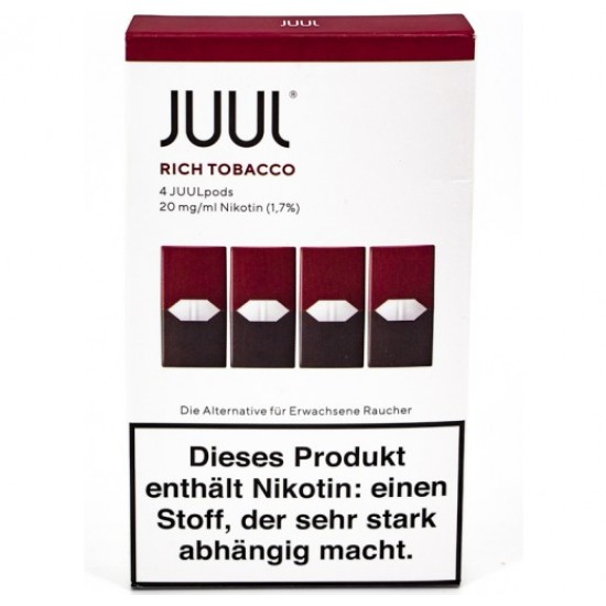 JUUL RİCH TOBACCO  en uygun fiyatlar ile elektroniksigarafiyatlari.comde! JUUL RİCH TOBACCO özellikleri, fiyatı, incelemesi, yorumları ve taksit seçenekleri için hemen tıklayın!