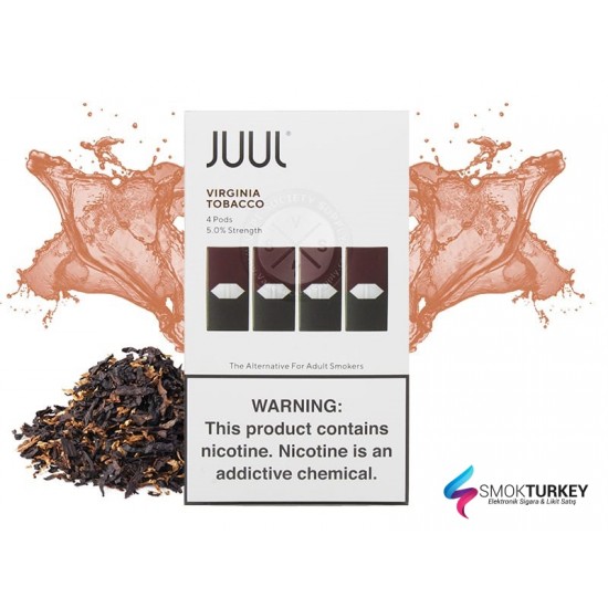 JUUL VİRGİNİA TOBACCO POD KARTUŞ  en uygun fiyatlar ile elektroniksigarafiyatlari.comde! JUUL VİRGİNİA TOBACCO POD KARTUŞ özellikleri, fiyatı, incelemesi, yorumları ve taksit seçenekleri için hemen tıklayın!