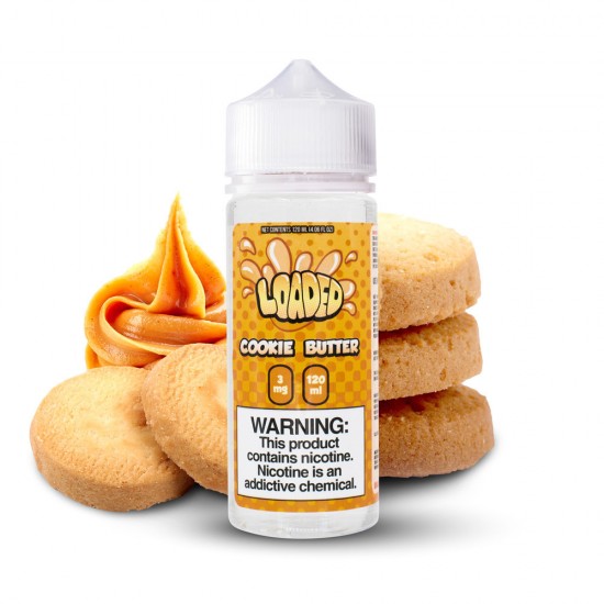 Loaded Cookie Butter 120 ML Likit  en uygun fiyatlar ile elektroniksigarafiyatlari.comde! Loaded Cookie Butter 120 ML Likit özellikleri, fiyatı, incelemesi, yorumları ve taksit seçenekleri için hemen tıklayın!