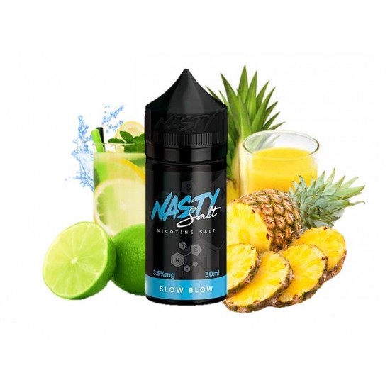 Nasty Juice Slow Blow 30ML Premium Salt Likit  en uygun fiyatlar ile elektroniksigarafiyatlari.comde! Nasty Juice Slow Blow 30ML Premium Salt Likit özellikleri, fiyatı, incelemesi, yorumları ve taksit seçenekleri için hemen tıklayın!