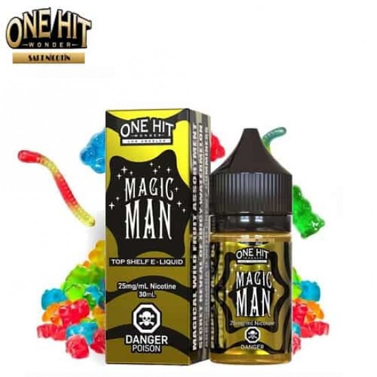 One Hit Wonder Magic Man 30ML Premium Salt Likit  en uygun fiyatlar ile elektroniksigarafiyatlari.comde! One Hit Wonder Magic Man 30ML Premium Salt Likit özellikleri, fiyatı, incelemesi, yorumları ve taksit seçenekleri için hemen tıklayın!