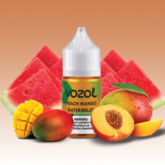 Vozol Bar Peach Mango Watermelon 30 ML Salt Likit  en uygun fiyatlar ile elektroniksigarafiyatlari.comde! Vozol Bar Peach Mango Watermelon 30 ML Salt Likit özellikleri, fiyatı, incelemesi, yorumları ve taksit seçenekleri için hemen tıklayın!