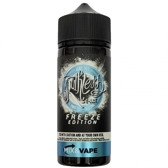 Ruthless Freeze Iced Out 120ML Likit  en uygun fiyatlar ile elektroniksigarafiyatlari.comde! Ruthless Freeze Iced Out 120ML Likit özellikleri, fiyatı, incelemesi, yorumları ve taksit seçenekleri için hemen tıklayın!