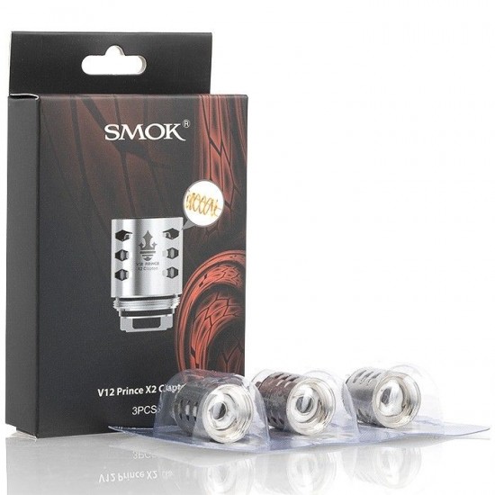 Smok V12 Prince X2 Clapton Coil  en uygun fiyatlar ile elektroniksigarafiyatlari.comde! Smok V12 Prince X2 Clapton Coil özellikleri, fiyatı, incelemesi, yorumları ve taksit seçenekleri için hemen tıklayın!