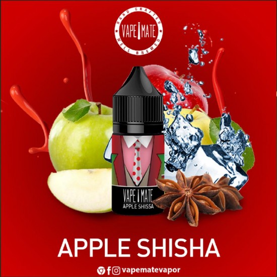 Vape Mate Apple Shisha 30 ML Salt Likit  en uygun fiyatlar ile elektroniksigarafiyatlari.comde! Vape Mate Apple Shisha 30 ML Salt Likit özellikleri, fiyatı, incelemesi, yorumları ve taksit seçenekleri için hemen tıklayın!