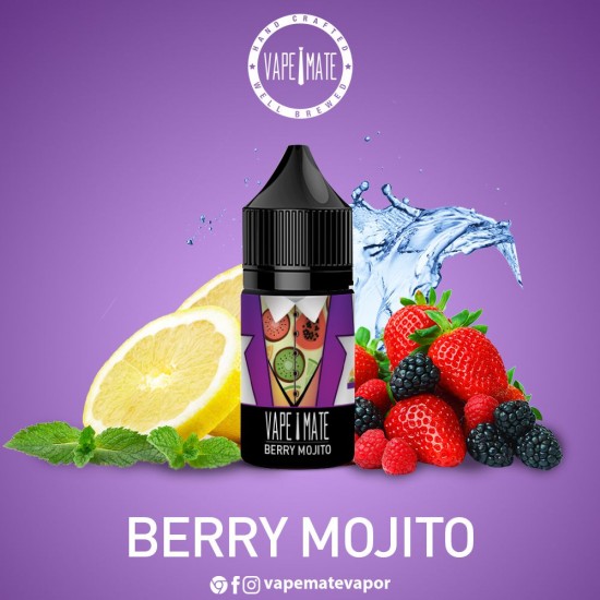 Vape Mate Berry Mojito 30 ML Likit  en uygun fiyatlar ile elektroniksigarafiyatlari.comde! Vape Mate Berry Mojito 30 ML Likit özellikleri, fiyatı, incelemesi, yorumları ve taksit seçenekleri için hemen tıklayın!