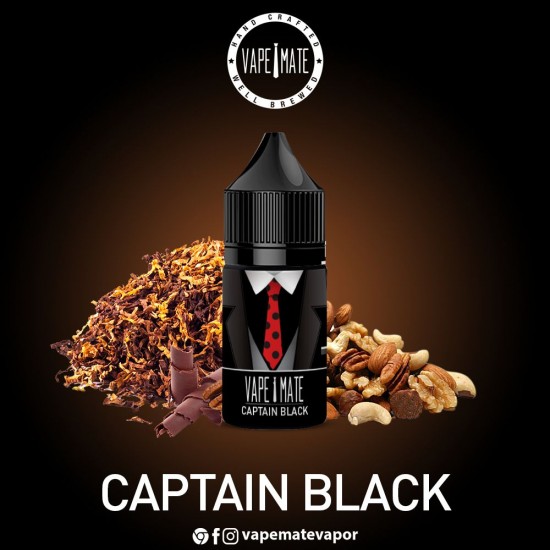 Vape Mate Captain Noir 30 ML Salt Likit  en uygun fiyatlar ile elektroniksigarafiyatlari.com'de! Vape Mate Captain Noir 30 ML Salt Likit özellikleri, fiyatı, incelemesi, yorumları ve taksit seçenekleri için hemen tıklayın!