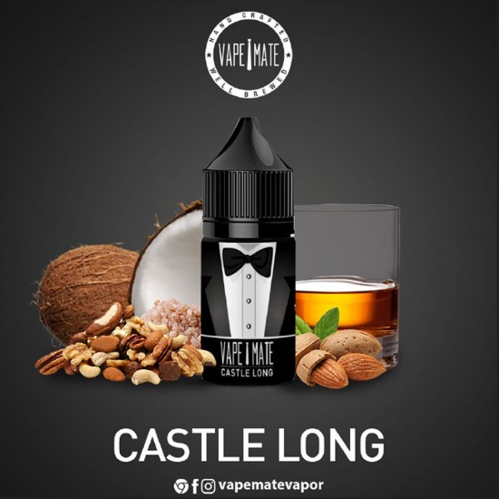 Vape Mate Castle Long 30 ML Salt Likit  en uygun fiyatlar ile elektroniksigarafiyatlari.comde! Vape Mate Castle Long 30 ML Salt Likit özellikleri, fiyatı, incelemesi, yorumları ve taksit seçenekleri için hemen tıklayın!