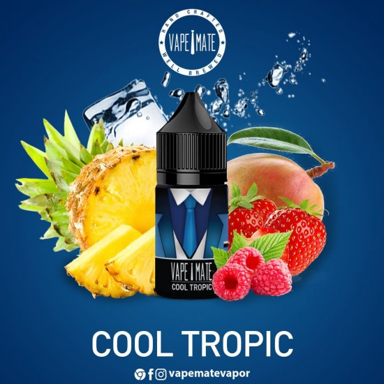 Vape Mate Cool Tropic 30 ML Likit  en uygun fiyatlar ile elektroniksigarafiyatlari.comde! Vape Mate Cool Tropic 30 ML Likit özellikleri, fiyatı, incelemesi, yorumları ve taksit seçenekleri için hemen tıklayın!