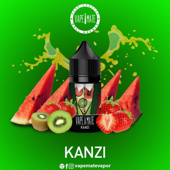 Vape Mate Kanzi 30 ML Likit  en uygun fiyatlar ile elektroniksigarafiyatlari.comde! Vape Mate Kanzi 30 ML Likit özellikleri, fiyatı, incelemesi, yorumları ve taksit seçenekleri için hemen tıklayın!