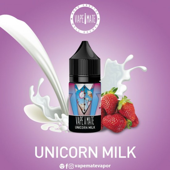 Vape Mate Unicorn Milk 30 ML Likit  en uygun fiyatlar ile elektroniksigarafiyatlari.comde! Vape Mate Unicorn Milk 30 ML Likit özellikleri, fiyatı, incelemesi, yorumları ve taksit seçenekleri için hemen tıklayın!