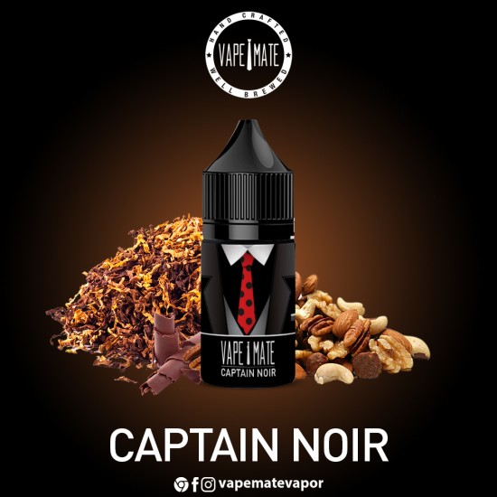 Vape Mate Captain Noir 30 ML Likit  en uygun fiyatlar ile elektroniksigarafiyatlari.com'de! Vape Mate Captain Noir 30 ML Likit özellikleri, fiyatı, incelemesi, yorumları ve taksit seçenekleri için hemen tıklayın!