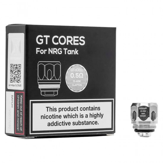 Vaporesso Nrg Gt cCELL 0.5ohm Coil  en uygun fiyatlar ile elektroniksigarafiyatlari.comde! Vaporesso Nrg Gt cCELL 0.5ohm Coil özellikleri, fiyatı, incelemesi, yorumları ve taksit seçenekleri için hemen tıklayın!