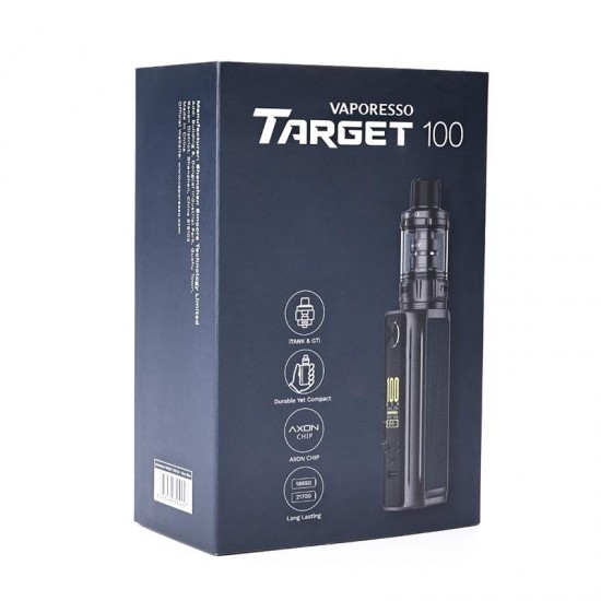 Vaporesso Target 100  en uygun fiyatlar ile elektroniksigarafiyatlari.comde! Vaporesso Target 100 özellikleri, fiyatı, incelemesi, yorumları ve taksit seçenekleri için hemen tıklayın!