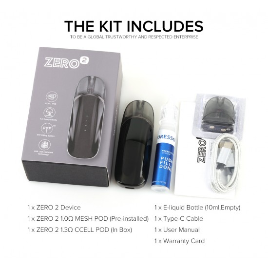 Vaporesso Zero 2  en uygun fiyatlar ile elektroniksigarafiyatlari.comde! Vaporesso Zero 2 özellikleri, fiyatı, incelemesi, yorumları ve taksit seçenekleri için hemen tıklayın!