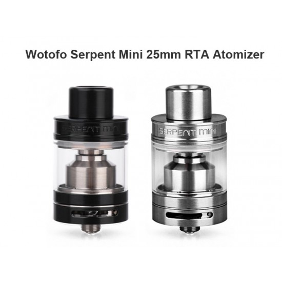 WOTOFO SERPENT MİNİ 25 RTA ATOMİZER  en uygun fiyatlar ile elektroniksigarafiyatlari.comde! WOTOFO SERPENT MİNİ 25 RTA ATOMİZER özellikleri, fiyatı, incelemesi, yorumları ve taksit seçenekleri için hemen tıklayın!